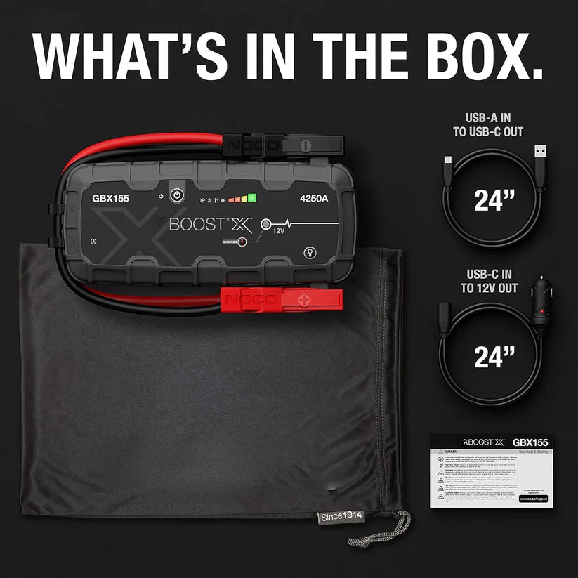 π4250A Heavy-Duty Lithium Jump Starter for Gas & Diesel Engines