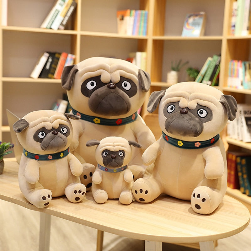 Plush Pug Simulation Cartoon Dog Toy