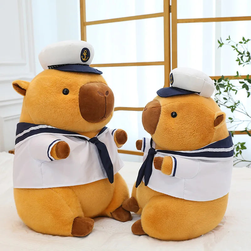 Capybara Navy Sailor Squishmallow