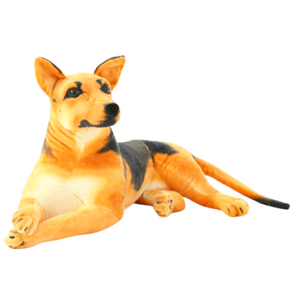 Realistic German Shepherd Dog Plush Stuffed Toy