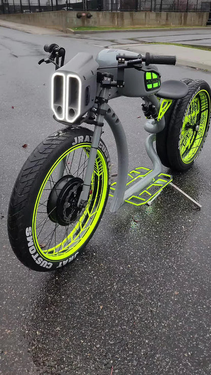 Retro Custom Fat Tire Electric Bike