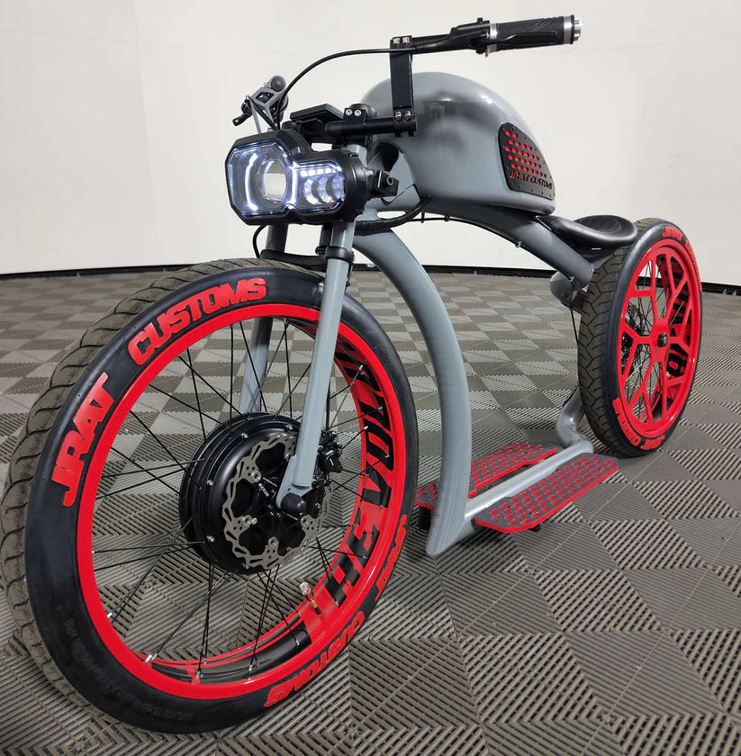 Retro Custom Fat Tire Electric Bike