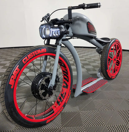 Retro Custom Fat Tire Electric Bike