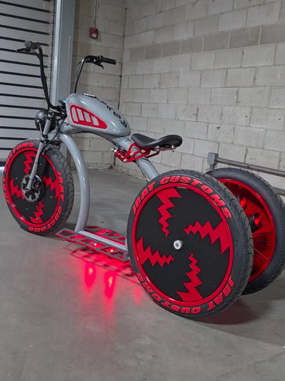 Retro Custom Fat Tire Electric Bike