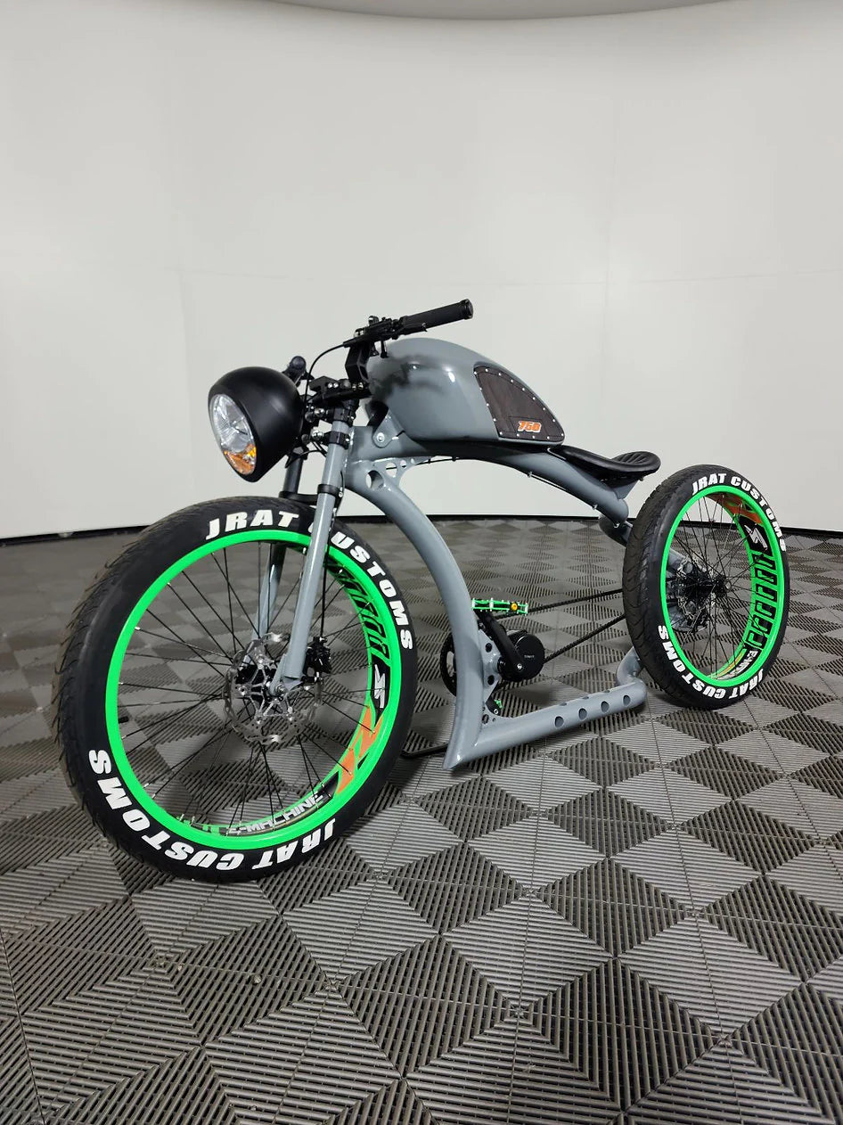 Retro Custom Fat Tire Electric Bike