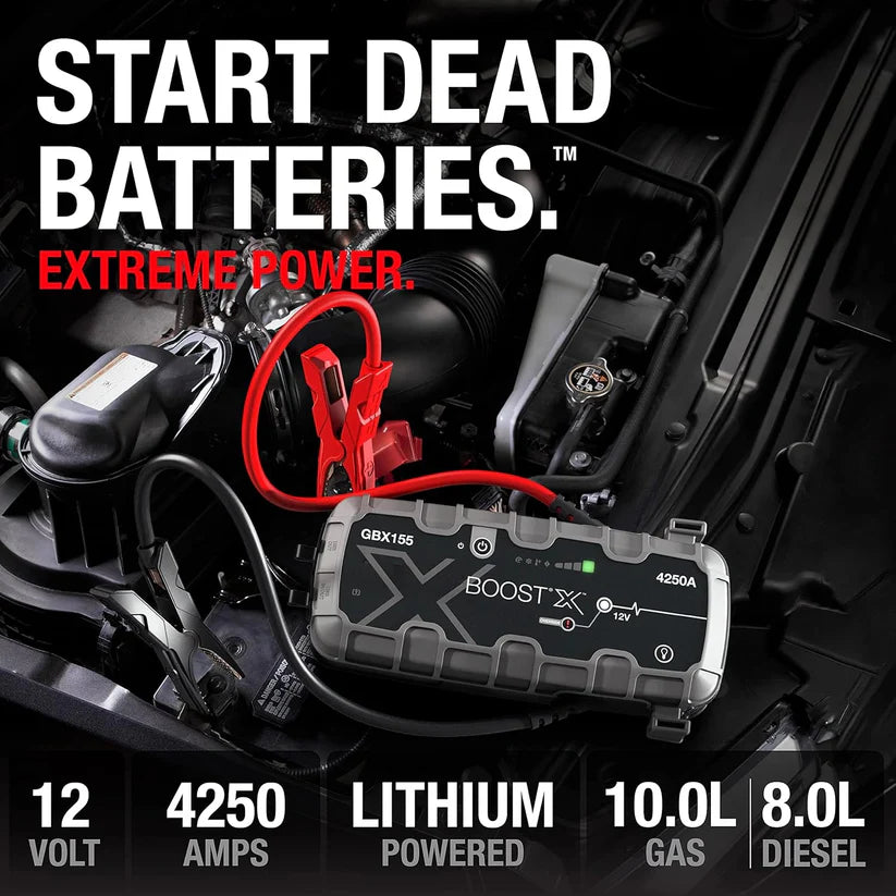 🚗4250A Heavy-Duty Lithium Jump Starter for Gas & Diesel Engines