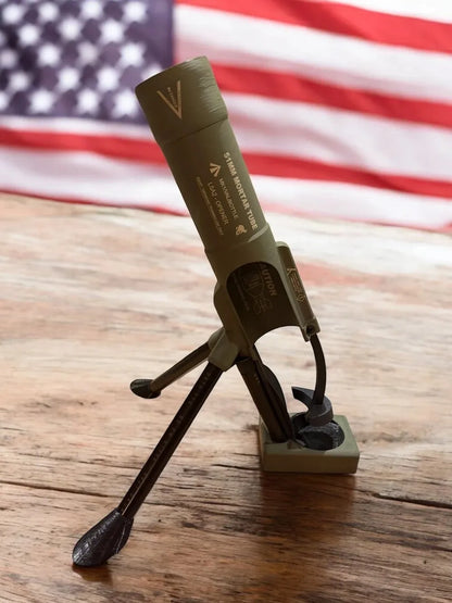 🚀 51mm Beer Bottle Mortar Bottle Opener 🍻– Novelty Cap-Launching Desk & Bar Accessory