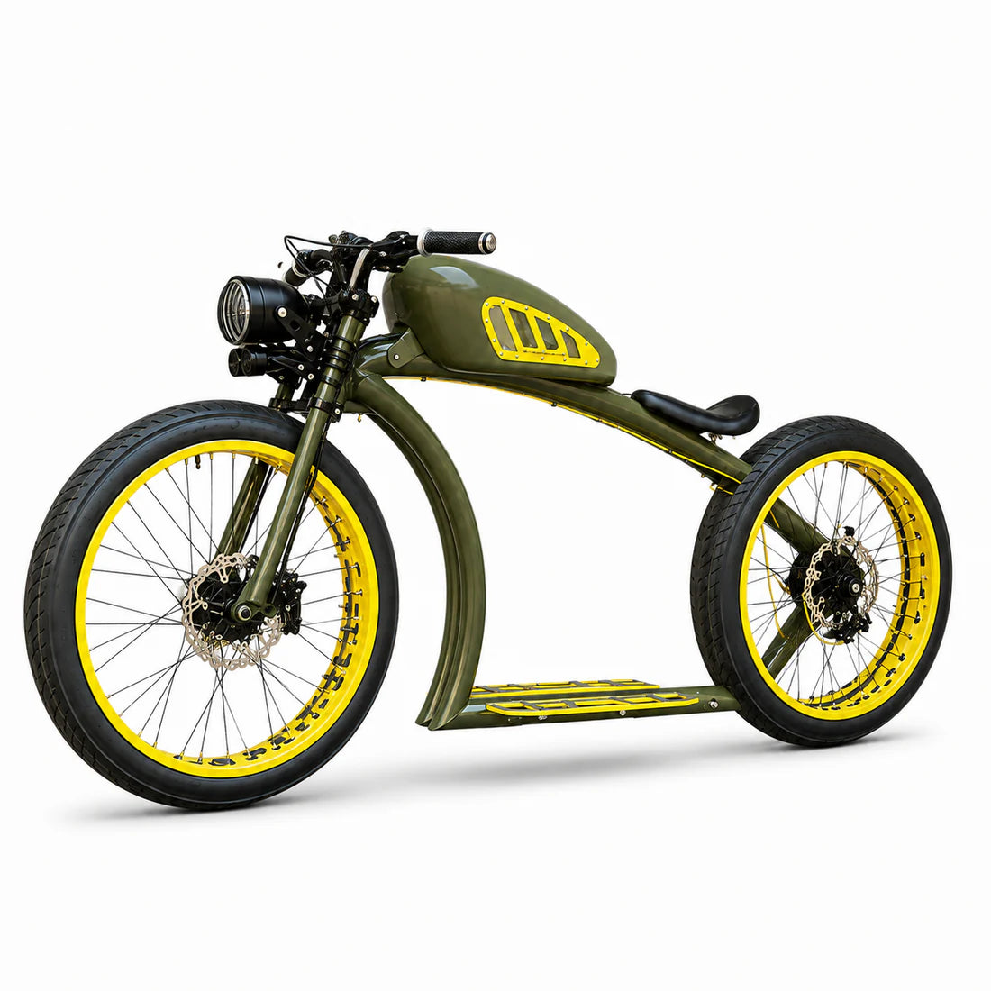 Retro Custom Fat Tire Electric Bike