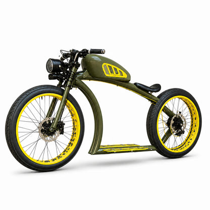 Retro Custom Fat Tire Electric Bike