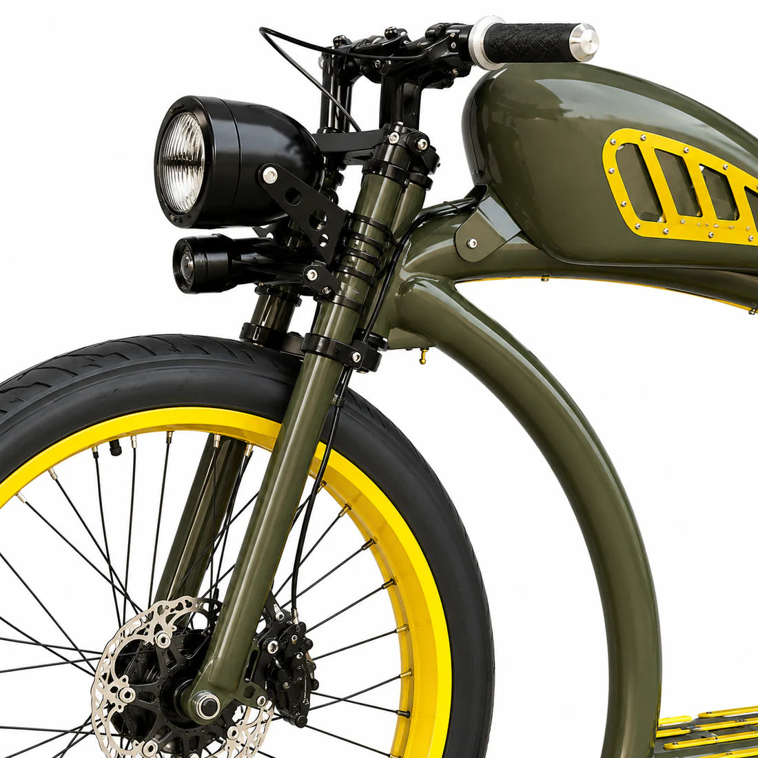 Retro Custom Fat Tire Electric Bike