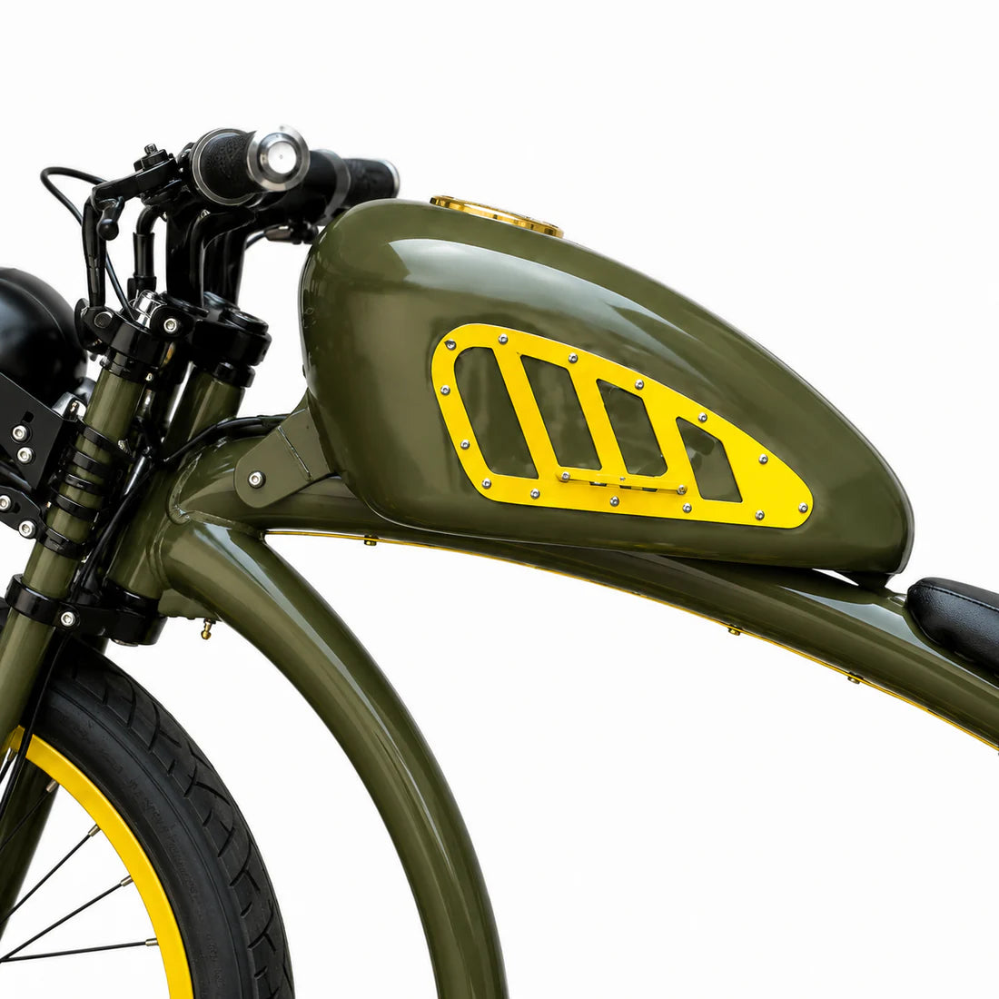Retro Custom Fat Tire Electric Bike