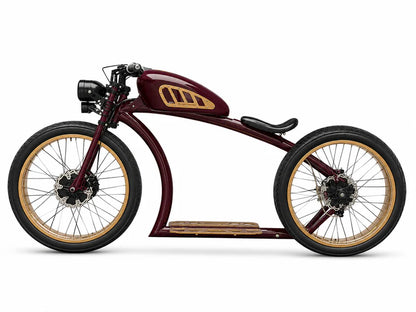 Retro Custom Fat Tire Electric Bike