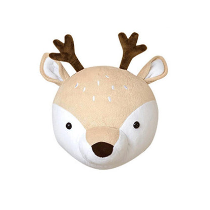 Animal Head Wall Decor Stuffed Animal Plush Toy