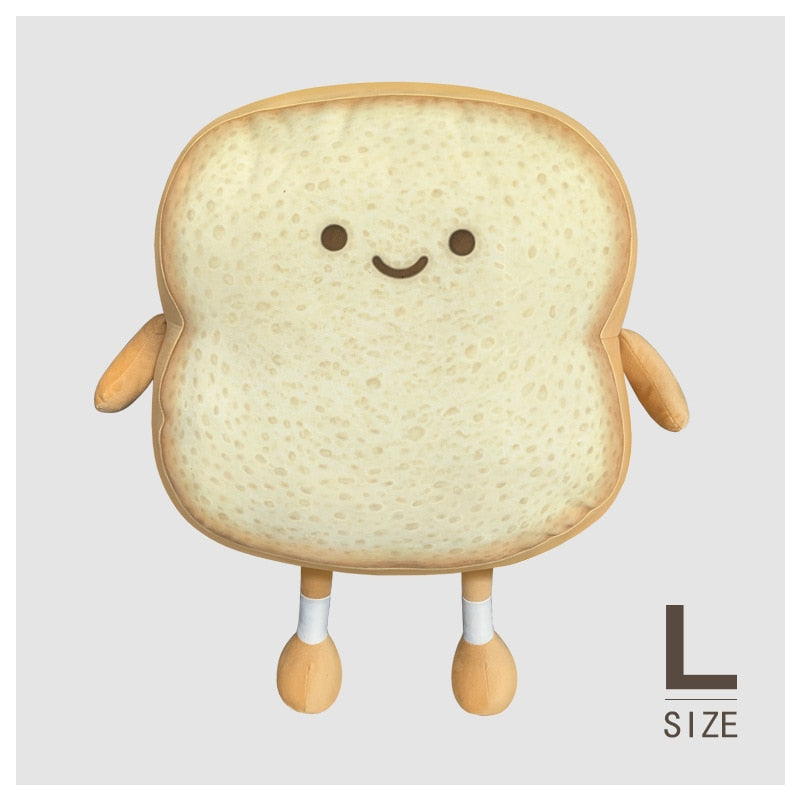 Toast Plush Stuffed Toy Pillow
