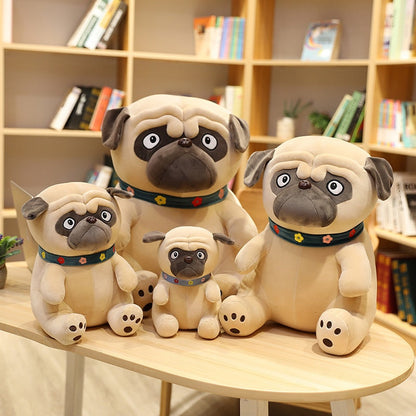 Plush Pug Simulation Cartoon Dog Toy