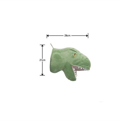 Animal Head Wall Decor Stuffed Animal Plush Toy