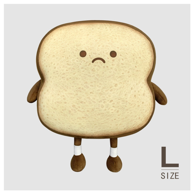 Toast Plush Stuffed Toy Pillow