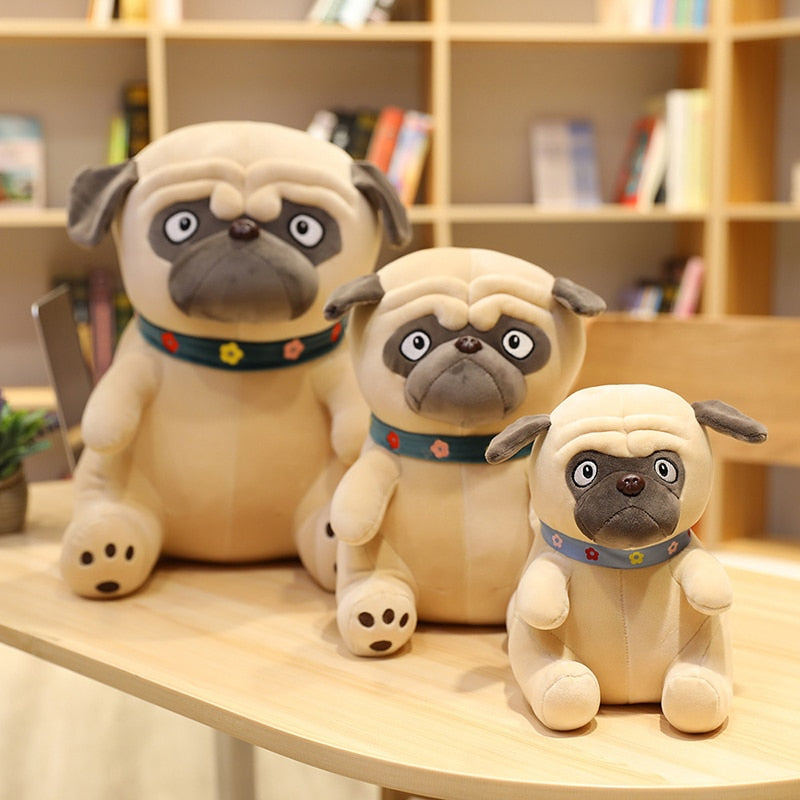 Plush Pug Simulation Cartoon Dog Toy