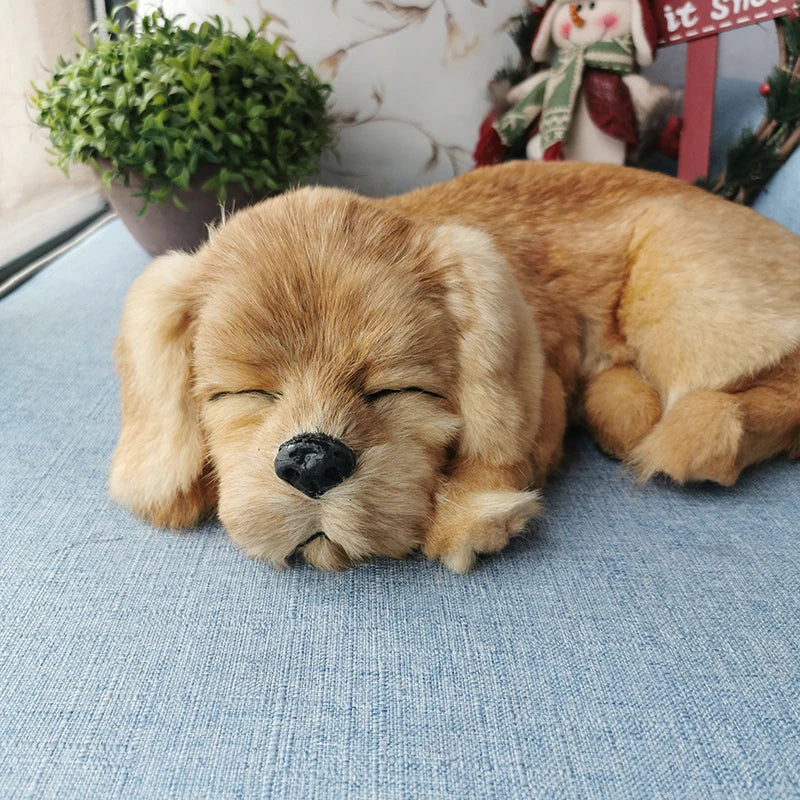 Realistic Golden Retriever Dog Plush Toy