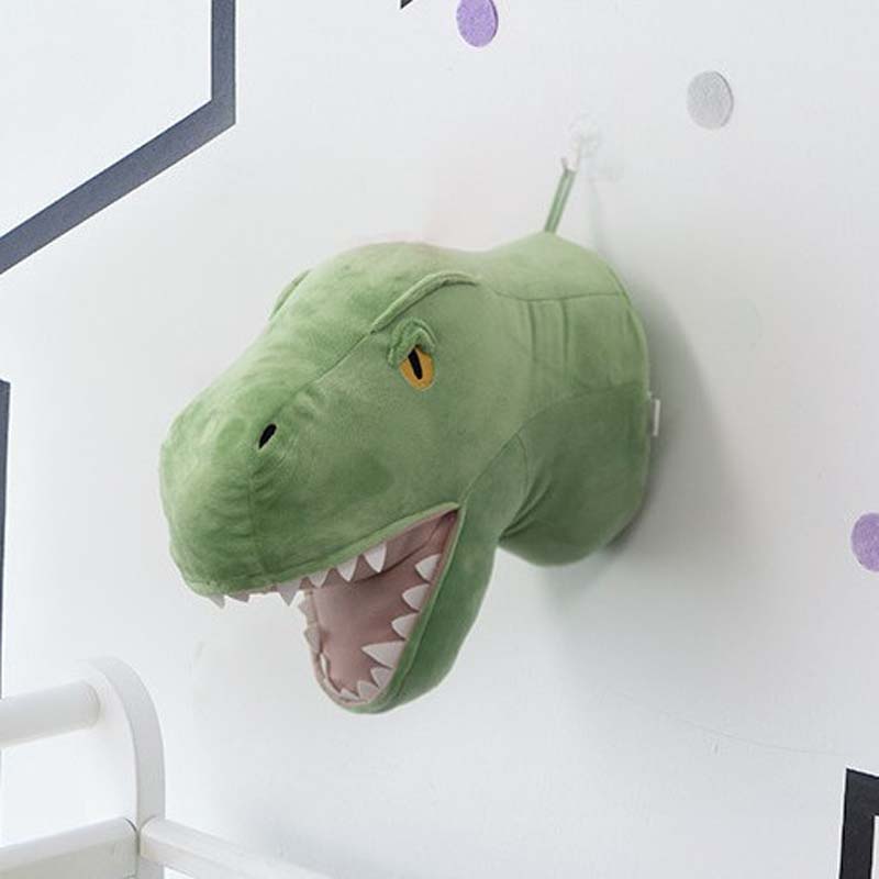 Animal Head Wall Decor Stuffed Animal Plush Toy
