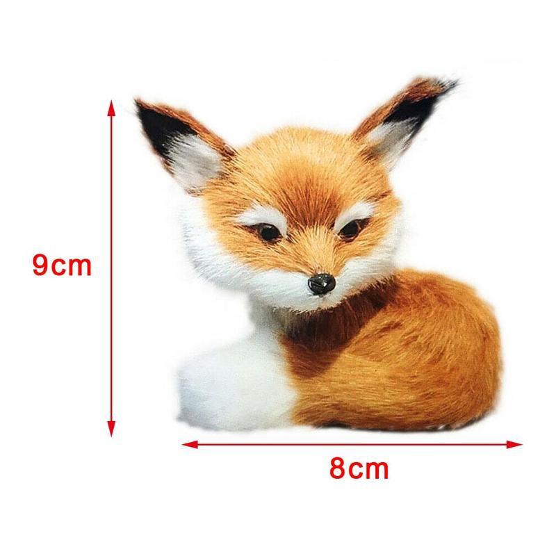 Realistic Fox Plush Stuffed Toy