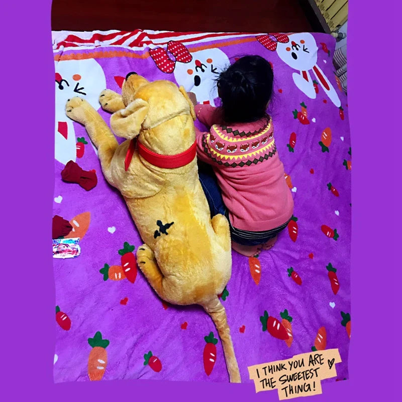 Realistic Life size Golden Retriever Plush Dog