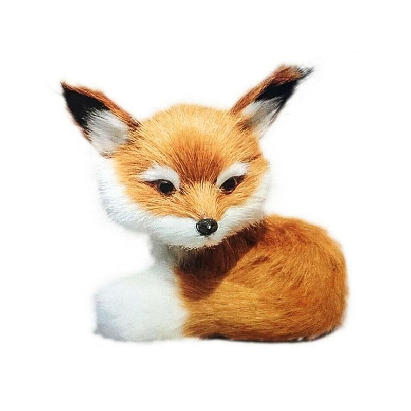 Realistic Fox Plush Stuffed Toy