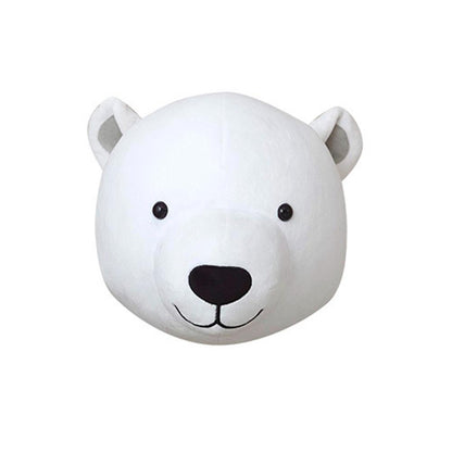 Animal Head Wall Decor Stuffed Animal Plush Toy