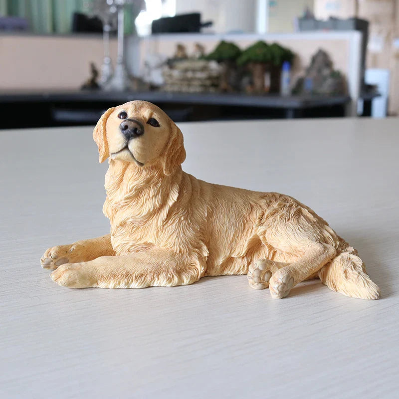 Golden Retriever Figurines Miniatures