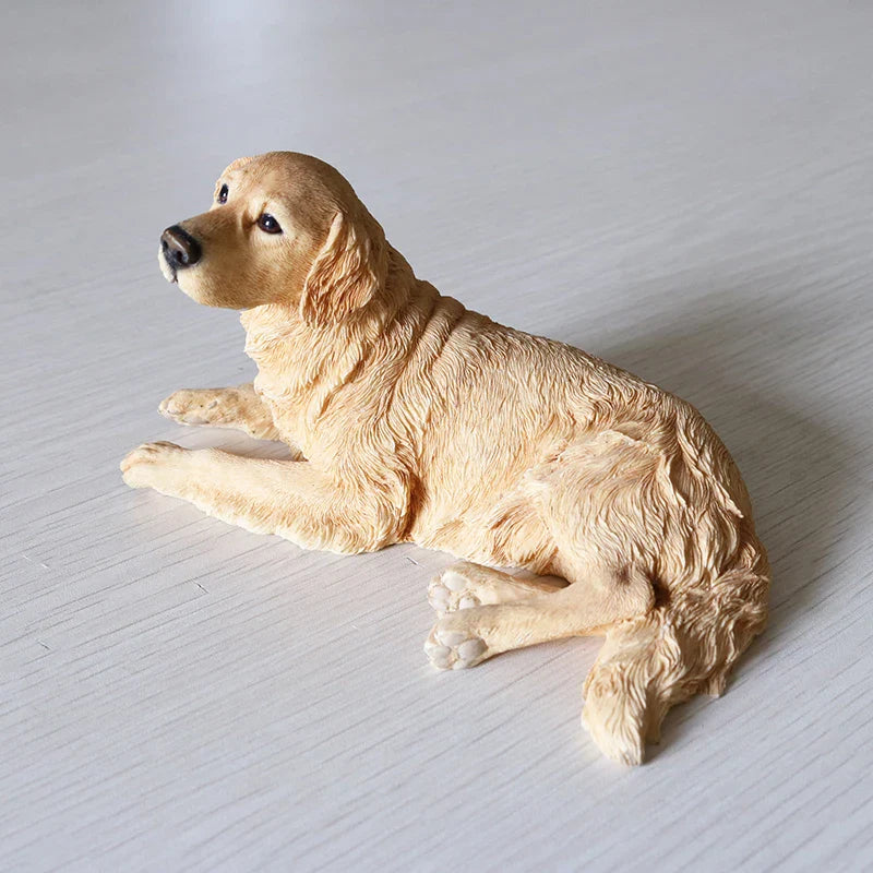Golden Retriever Figurines Miniatures