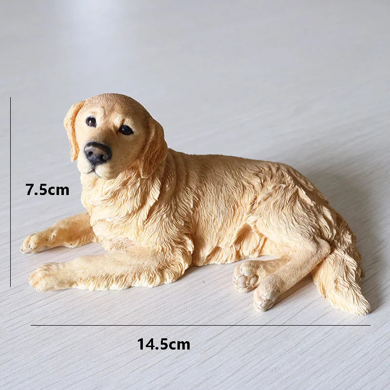 Golden Retriever Figurines Miniatures