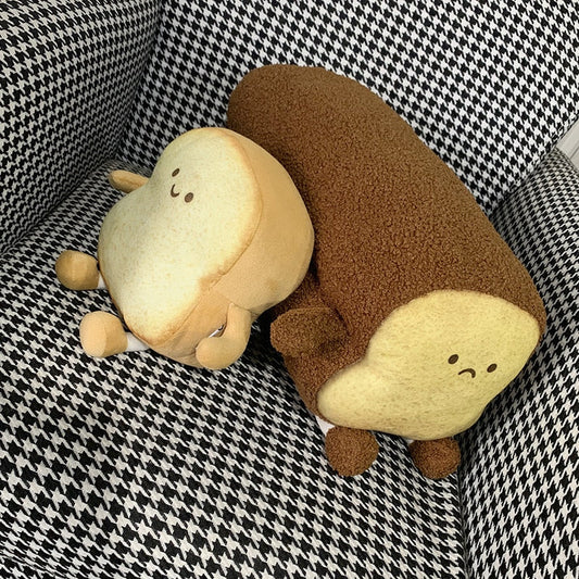Toast Plush Stuffed Toy Pillow