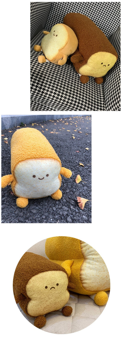 Toast Plush Stuffed Toy Pillow