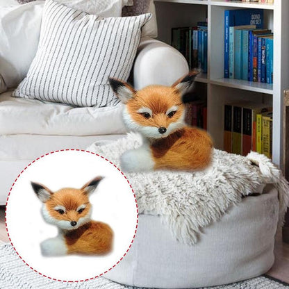 Realistic Fox Plush Stuffed Toy