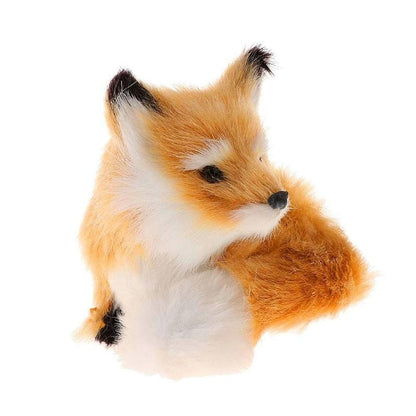 Realistic Fox Plush Stuffed Toy