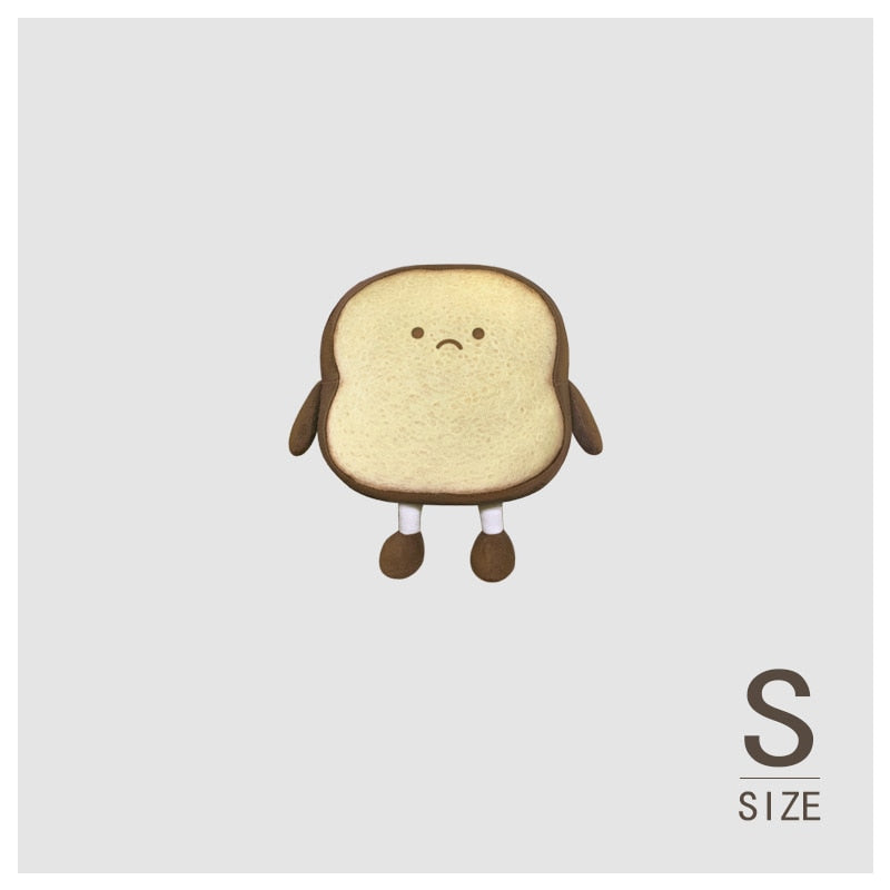 Toast Plush Stuffed Toy Pillow
