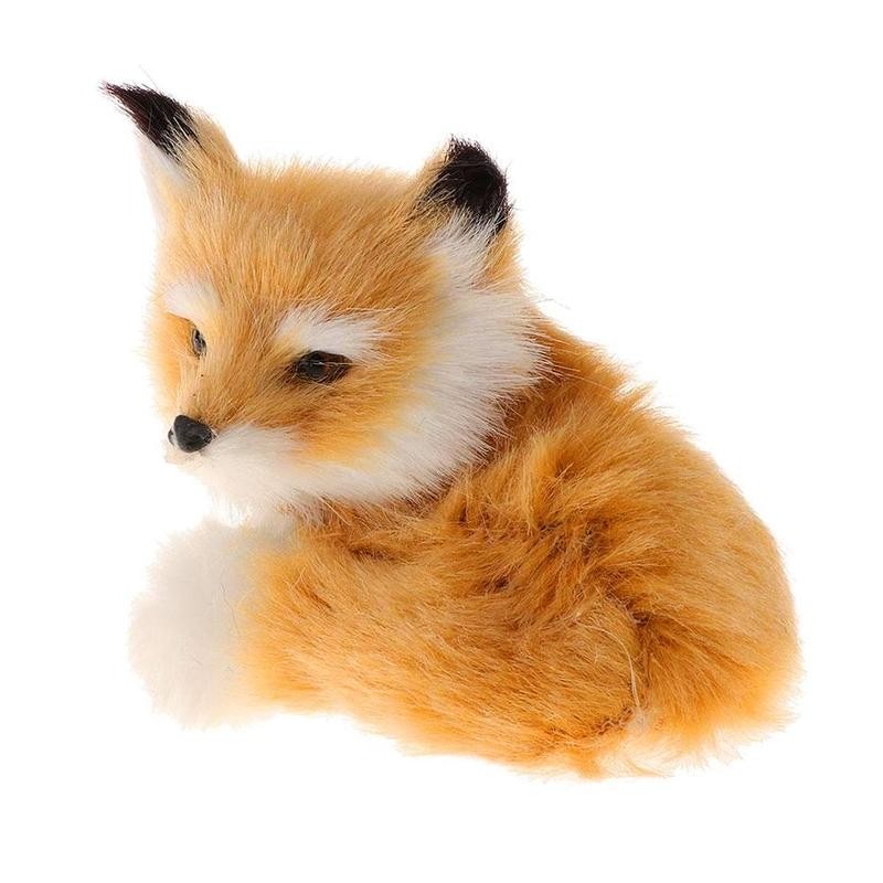 Realistic Fox Plush Stuffed Toy