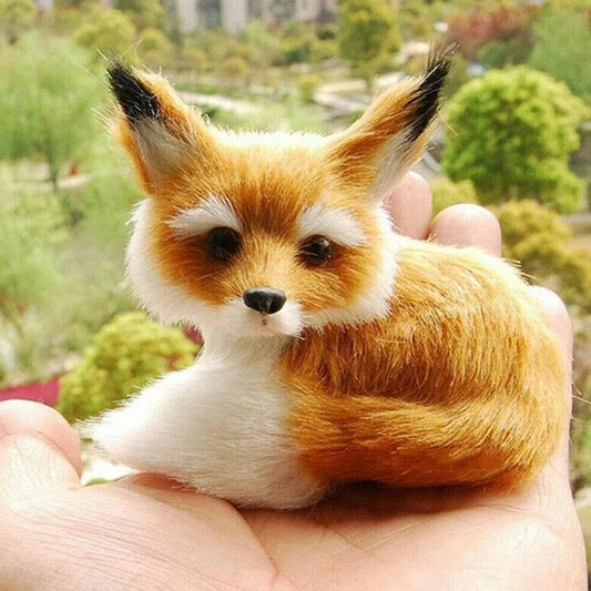 Realistic Fox Plush Stuffed Toy