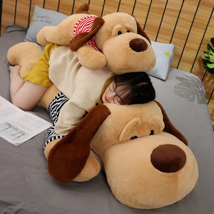 Giant Plush Sleeping Dog