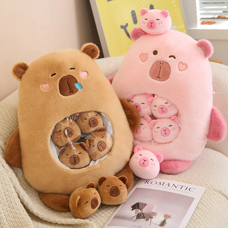Capybara Plushies - 6 Pack Mini Dolls Plush