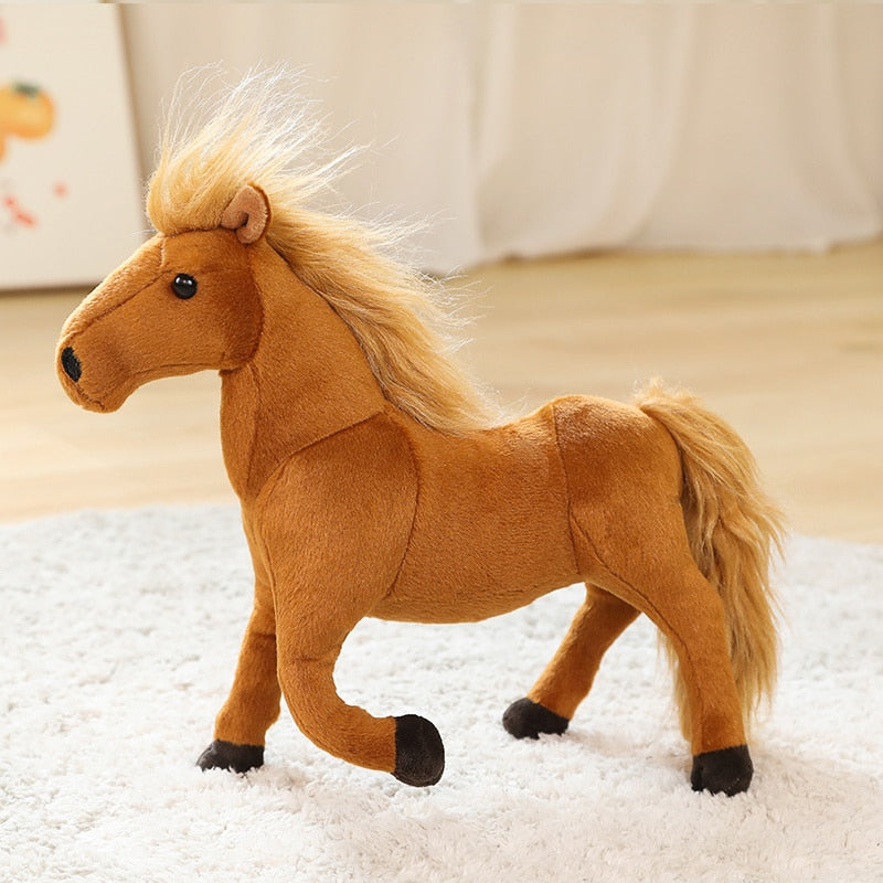 Horse Stuffed Plush Simulation Toy