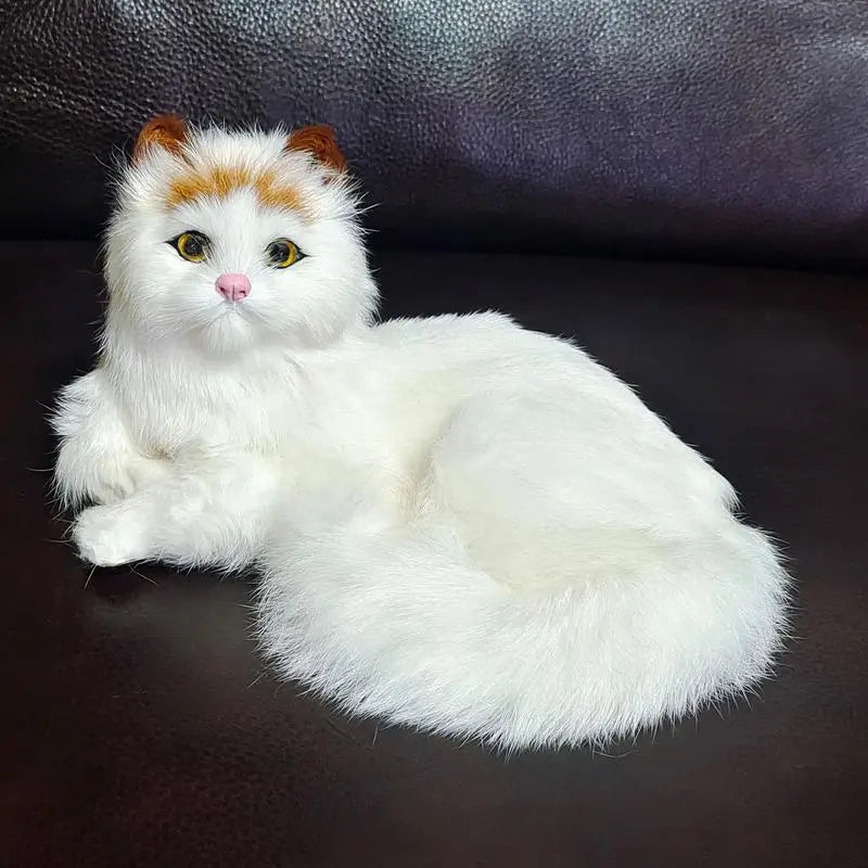 Realistic Cat Plush Stuffed Toy