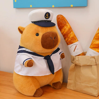 Capybara Navy Sailor Squishmallow