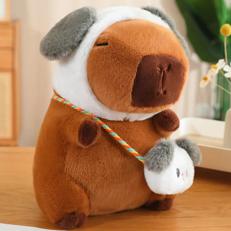 Capybara Squishmallow Dinosaur Plush