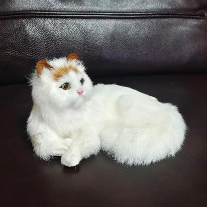 Realistic Cat Plush Stuffed Toy