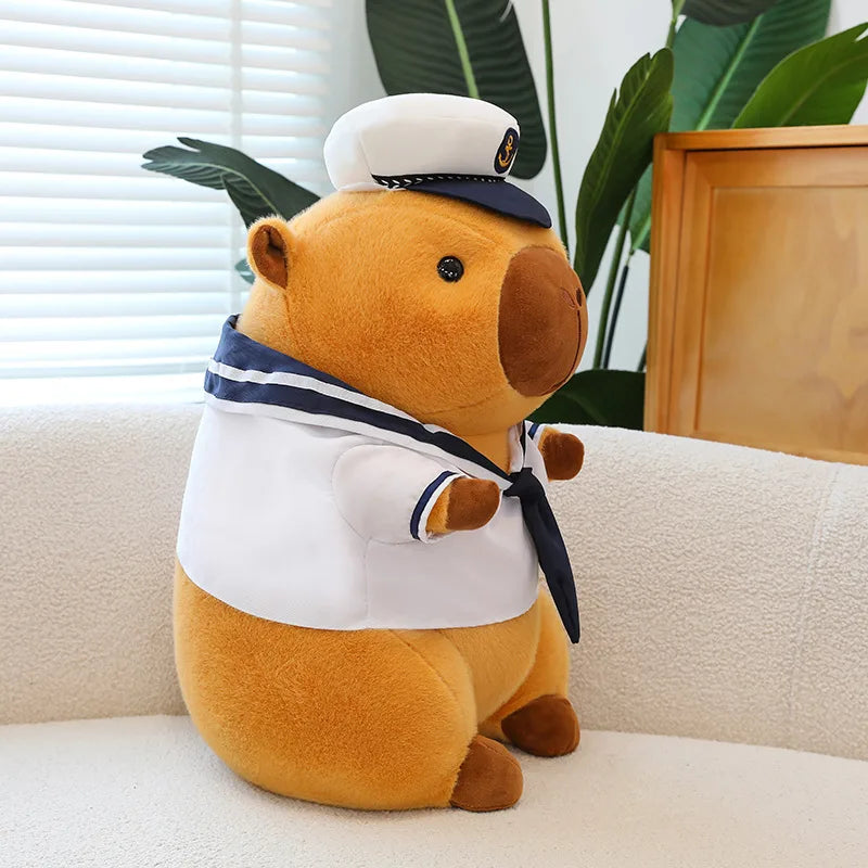 Capybara Navy Sailor Squishmallow