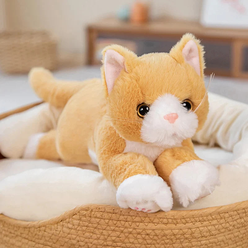 Realistic Cat Doll Plush Stuffed Toy