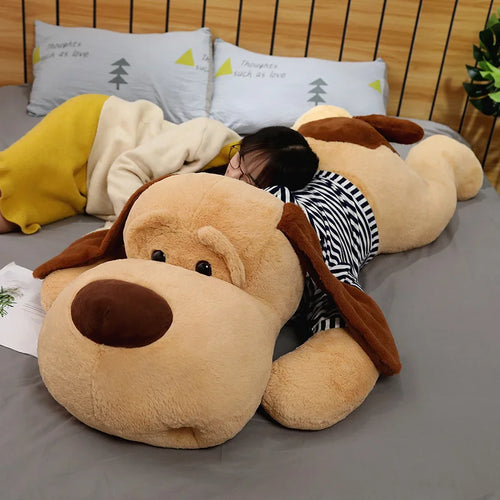 Giant Plush Sleeping Dog