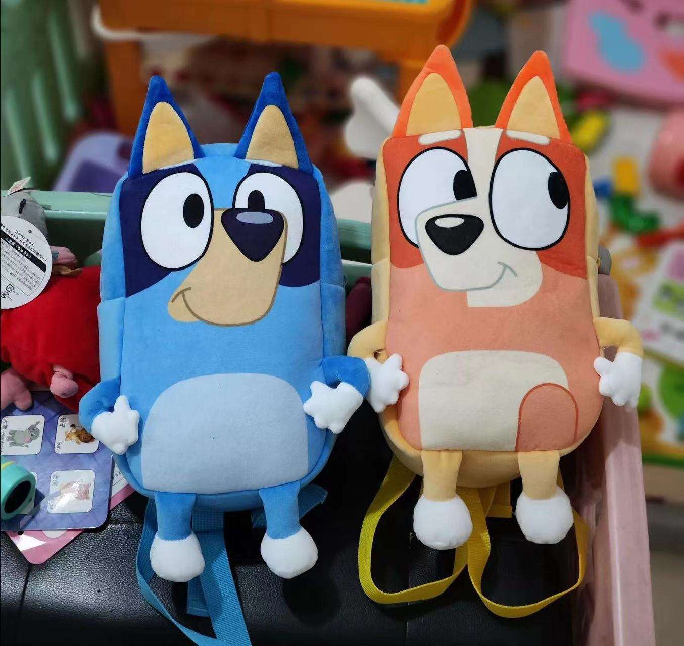 Bluey Plush Stuffed Toy & Bag