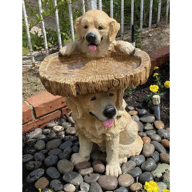 Golden Retriever Garden Dog Statue